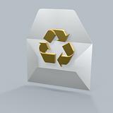 recycle symbol mail