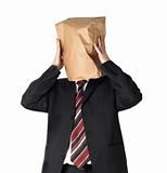 paper bag over head