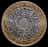 A British 2 Pound Coin