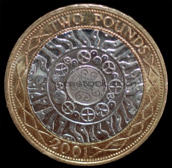 A British 2 Pound Coin