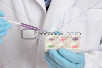 Medical or scientific research lab tests