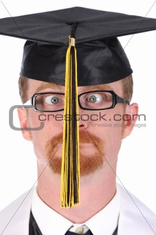 very funny graduation a young man