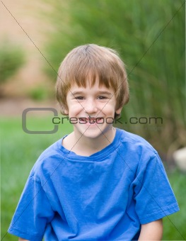 Cute Little Boy Smiling