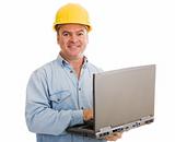 Contractor with Laptop