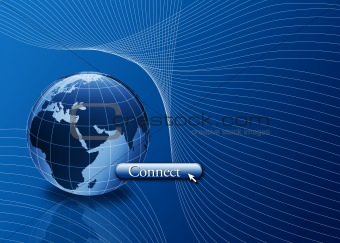 connect to the world, internet concept