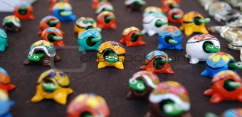 Carved Tortoise Toys