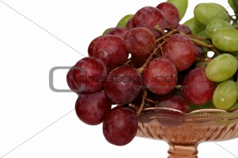 Grapes in the vase