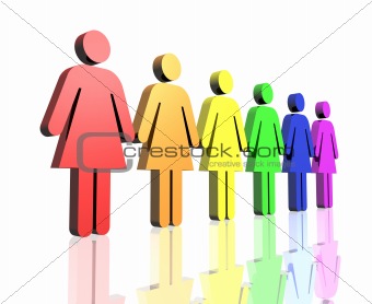 gay women flag side