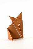 Single fox origami