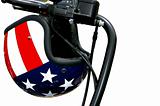 American flag motorcycle helmet