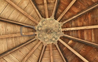 timber roof interior