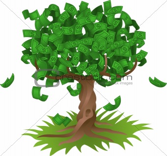Money growing on tree