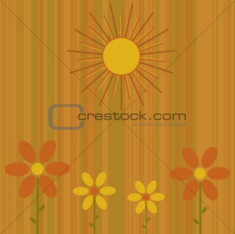 Summer Flowers Background