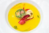 Seafood Broth with Lobster Claw