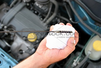 engine oil dipstick