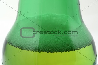 beer in green bottle