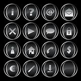 16 black/gray buttons part 1