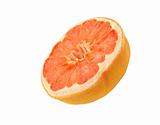 dried grapefruit - isolated