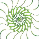 Green clover leaf illustration