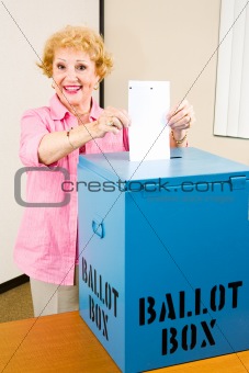 Election - Senior Woman Votes