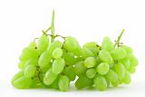 green grapes on white