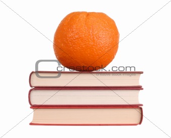 Orange on Books