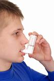 Teenager with Inhaler