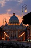 Vatican. Evening.