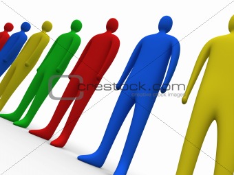 Multicolor People