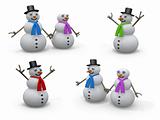 Holidays - Snowmen 