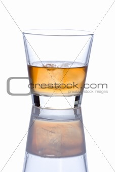 Glass of alcohol 