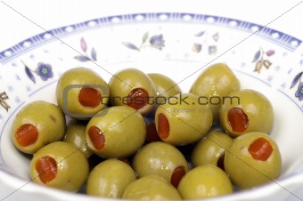 Olive with paprika