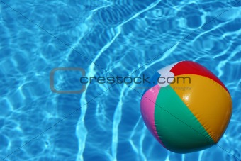 Beach Ball in Pool