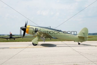 hawker Sea Fury wartime airplane