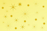 Golden Stars background - vector