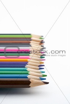 Colored school pencils