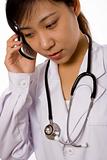Female Doctor with Mobile Phone