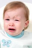 Baby Girl Crying Closeup