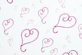 Abstract Hearts Background