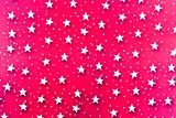 Abstract White Stars Background