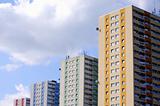 colourful tower blocks