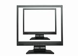 blank LCD cloned in blank screen