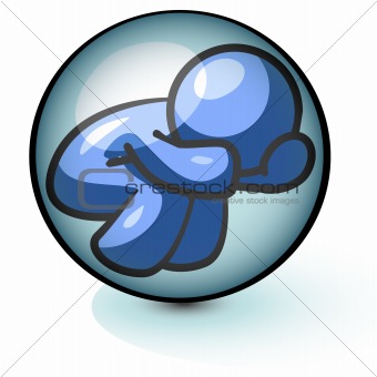 Man In Bubble