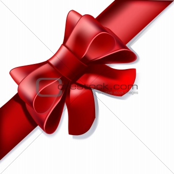 a red bow