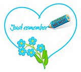 'Forget-me-not' Love Note