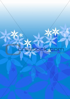 Light blue background