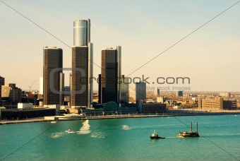 Detroit riverfront