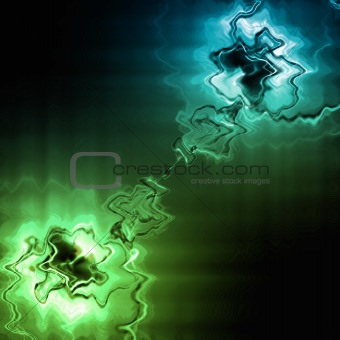 abstract green and blue background