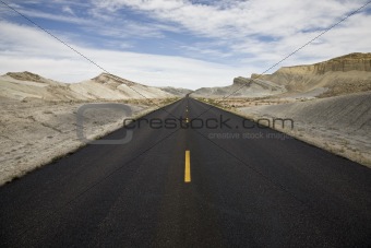 Road in Henry Mountains Utah (ET)