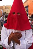Easter festival participant in Mexico